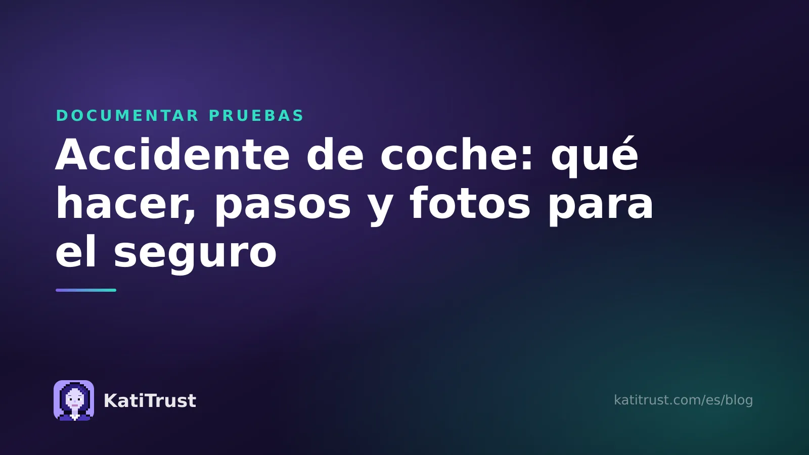 Portada: accidente de coche, qué hacer paso a paso y qué fotos necesita el seguro