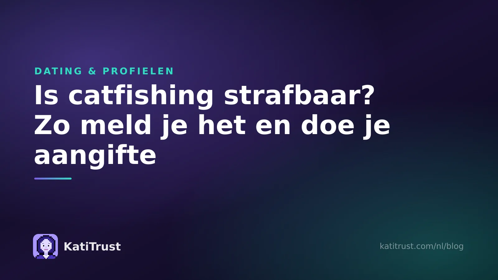 Omslagafbeelding: is catfishing strafbaar, en hoe meld je het en doe je aangifte