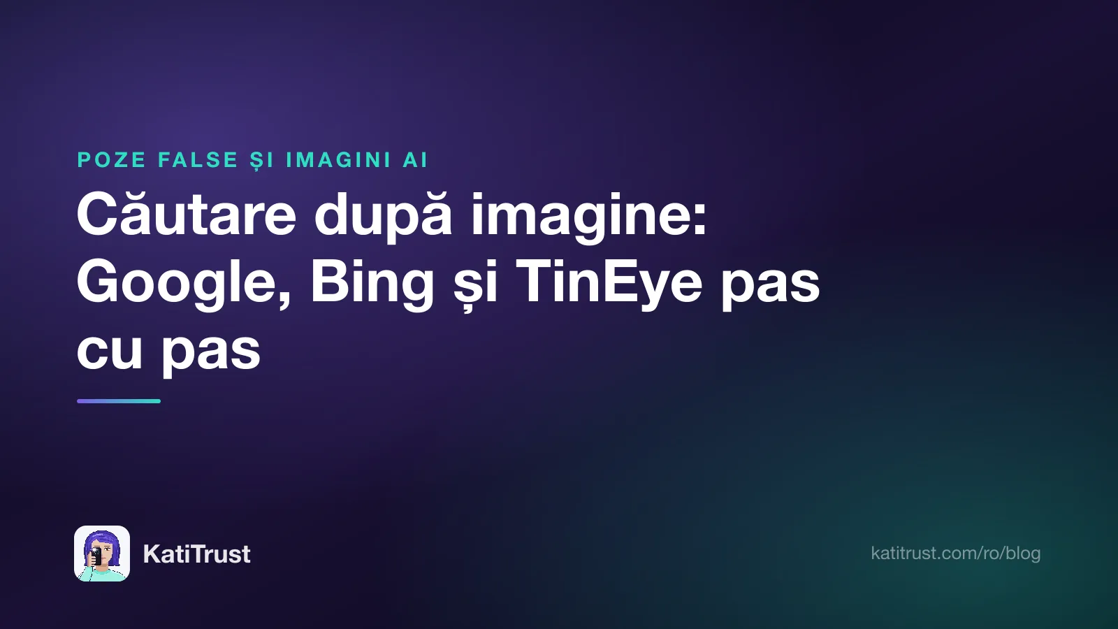 Grafică de titlu: căutare după imagine cu Google, Bing și TinEye, pas cu pas
