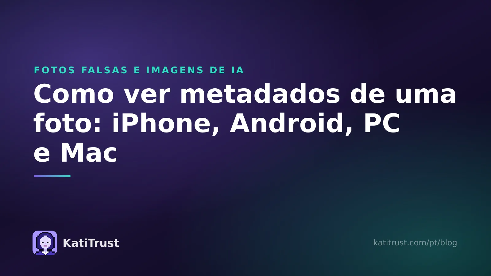 Capa: como ver metadados de uma foto no iPhone, Android, PC e Mac