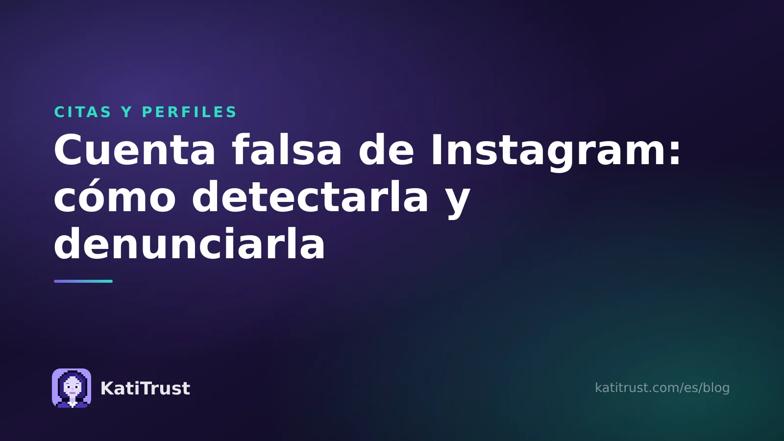 Imagen de portada: cómo detectar y denunciar una cuenta falsa de Instagram