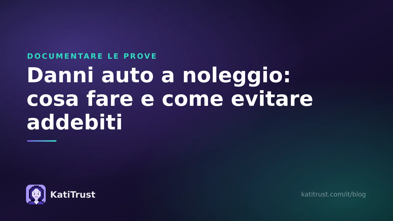 Immagine di copertina: danni auto a noleggio, cosa fare e come evitare addebiti ingiustificati