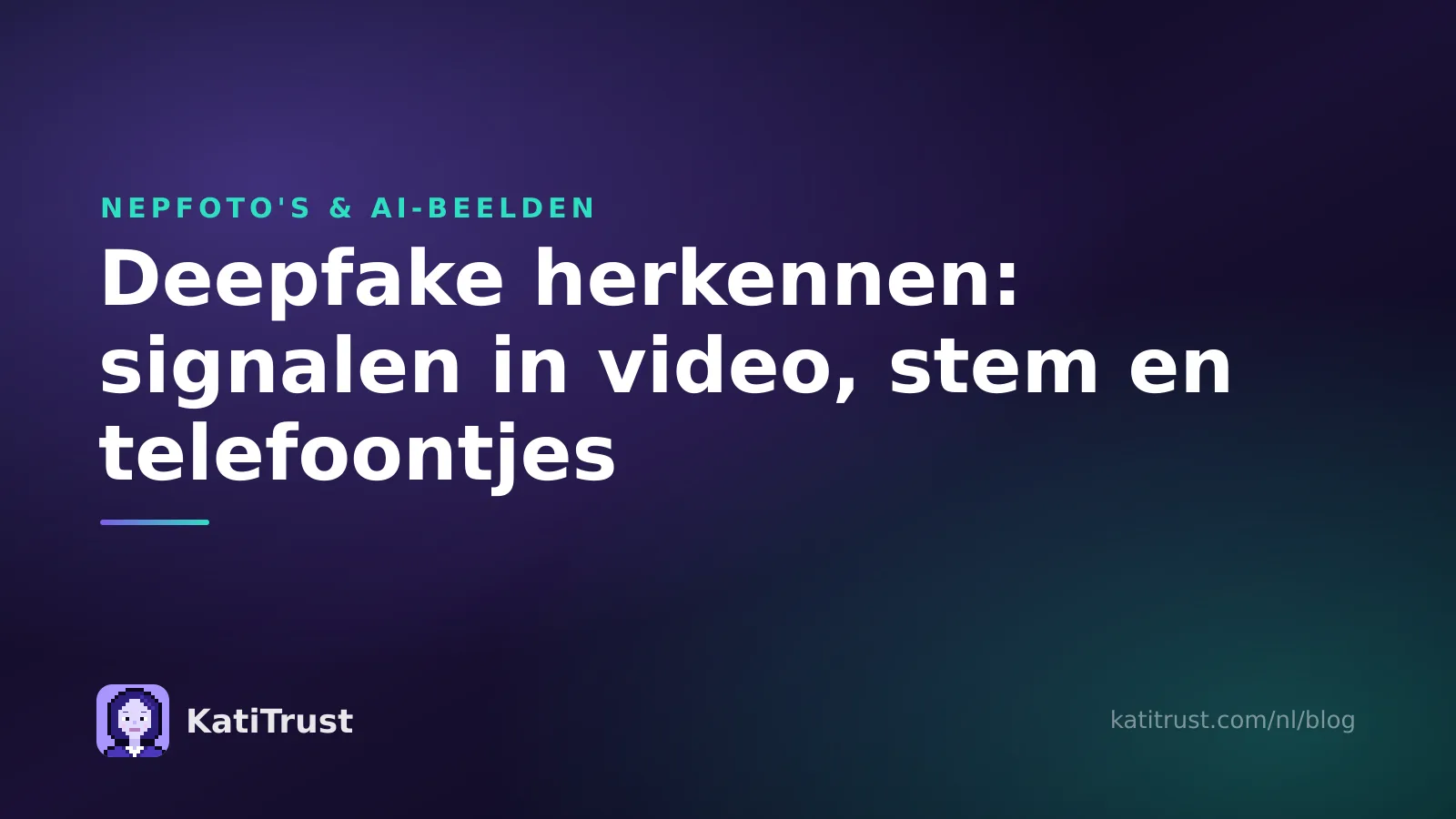 Omslagbeeld: deepfake herkennen, met signalen in video, stem en telefoontjes