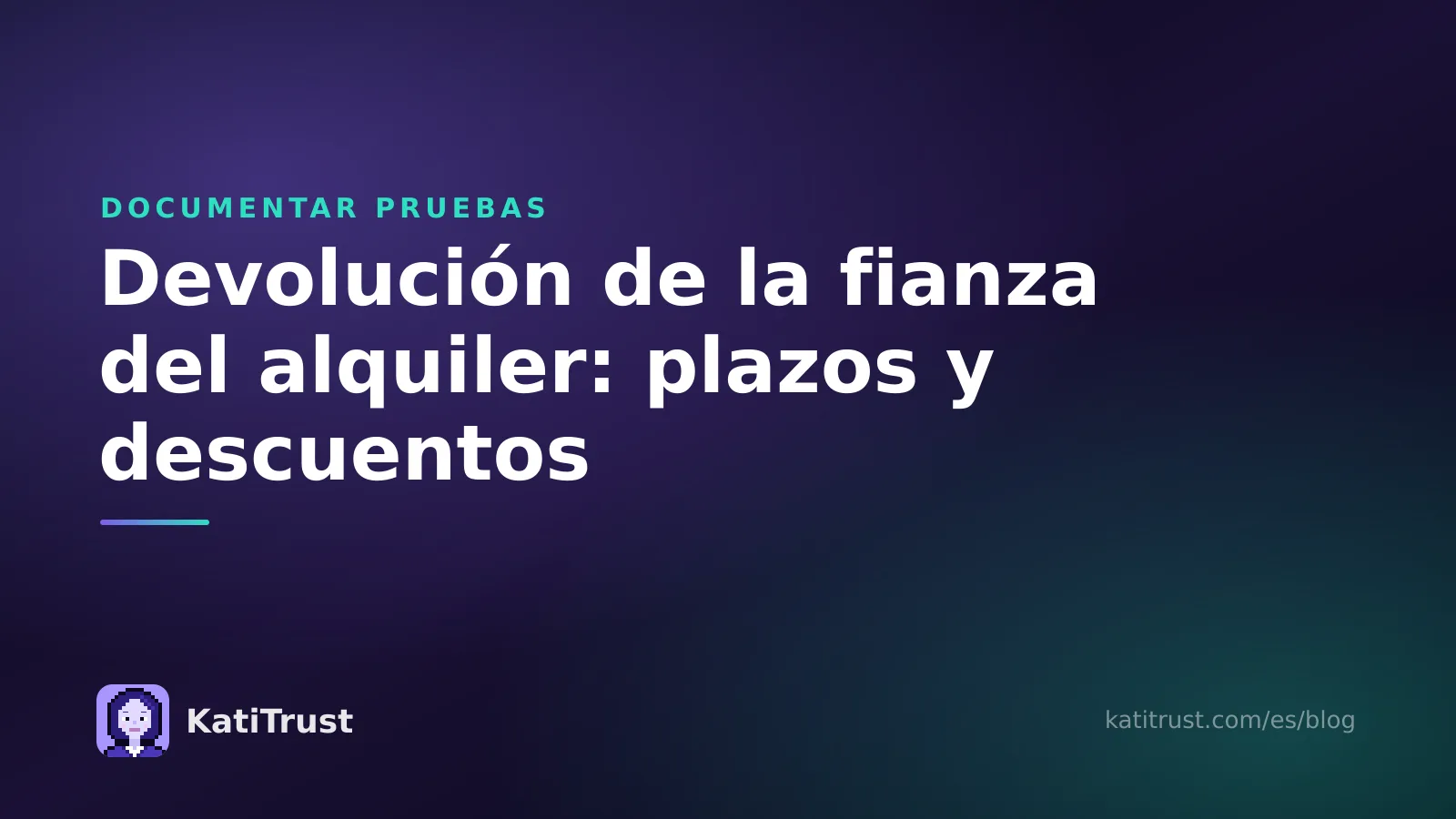 Portada: devolución de la fianza del alquiler, qué puede descontar el casero y cómo reclamarla