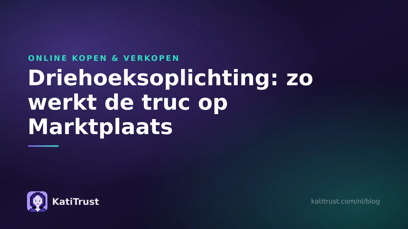 Omslagafbeelding: driehoeksoplichting, zo werkt de truc op Marktplaats