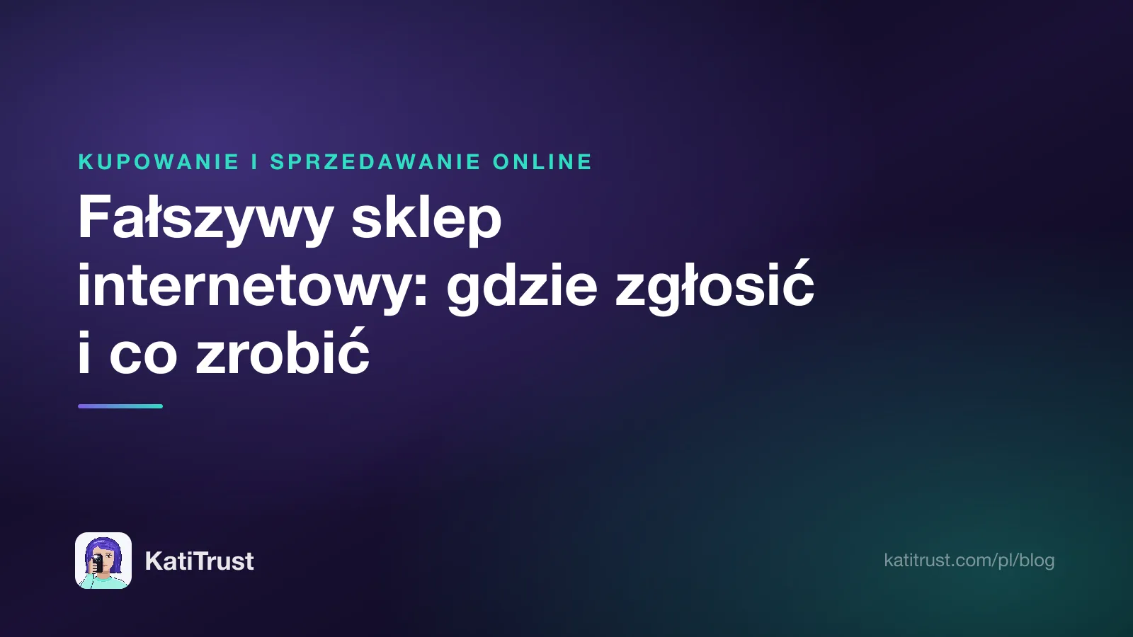 Grafika tytułowa: fałszywy sklep internetowy, gdzie zgłosić i co zrobić
