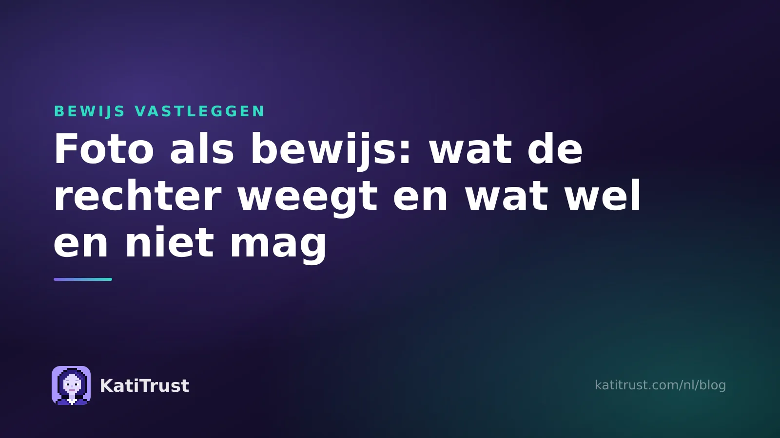Omslagafbeelding: foto als bewijs, wat de rechter weegt en wat wel en niet mag