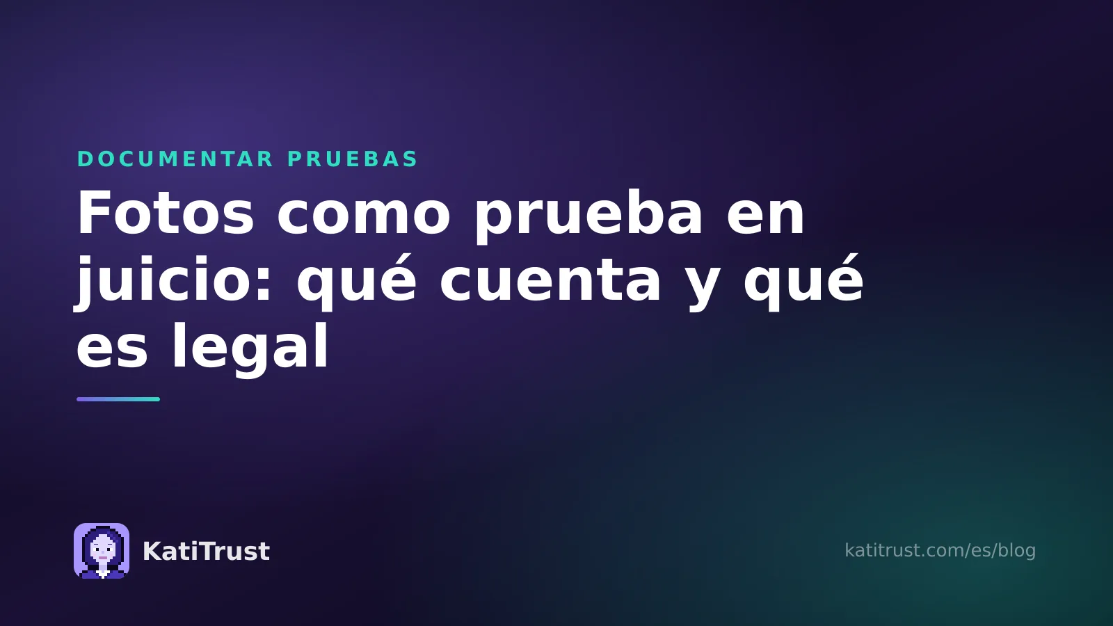 Portada: fotos como prueba en juicio, qué cuenta ante el juez y qué es legal
