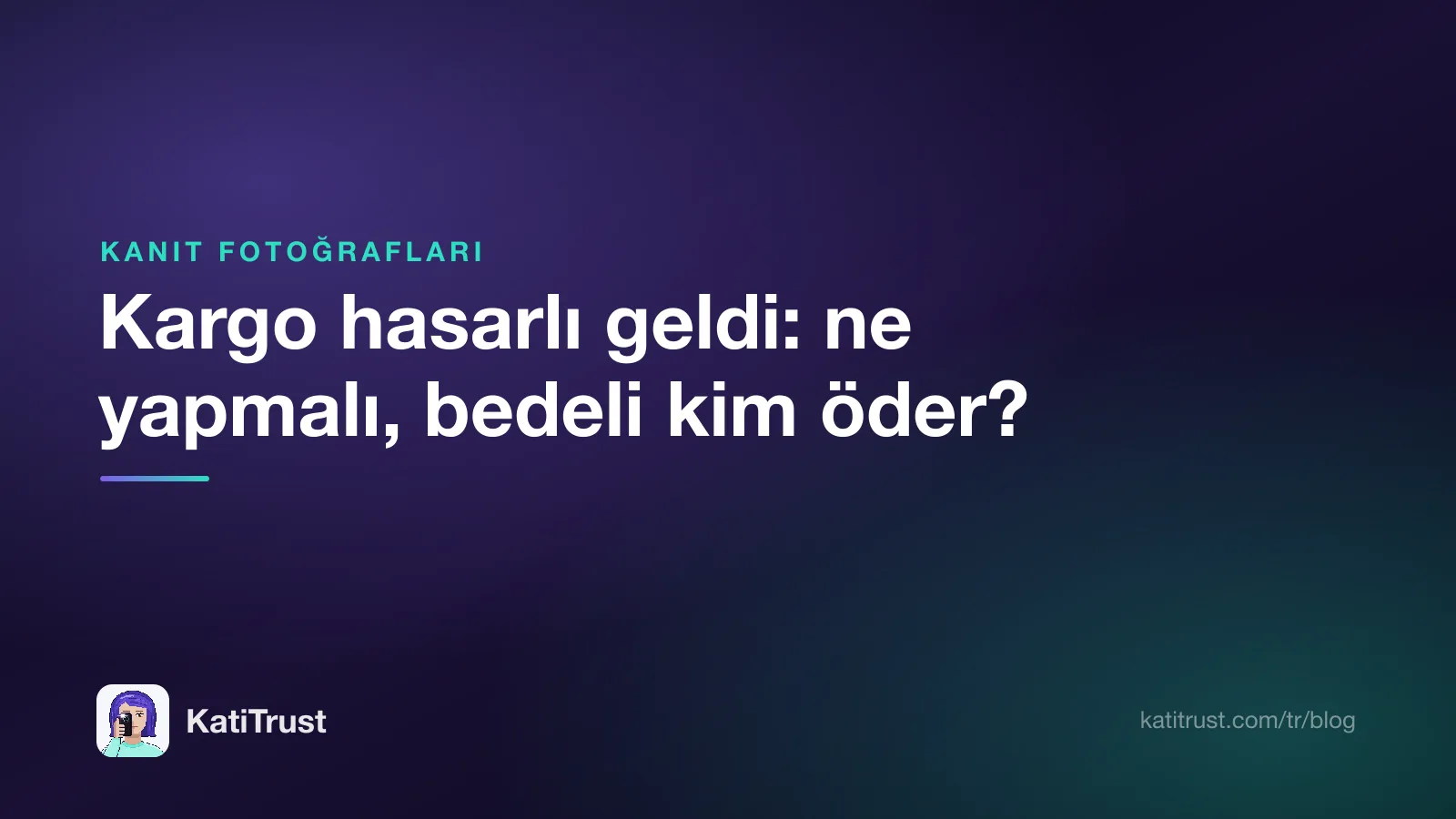 Kapak görseli: kargo hasarlı geldi, ne yapmalı ve hasarın bedelini kim öder