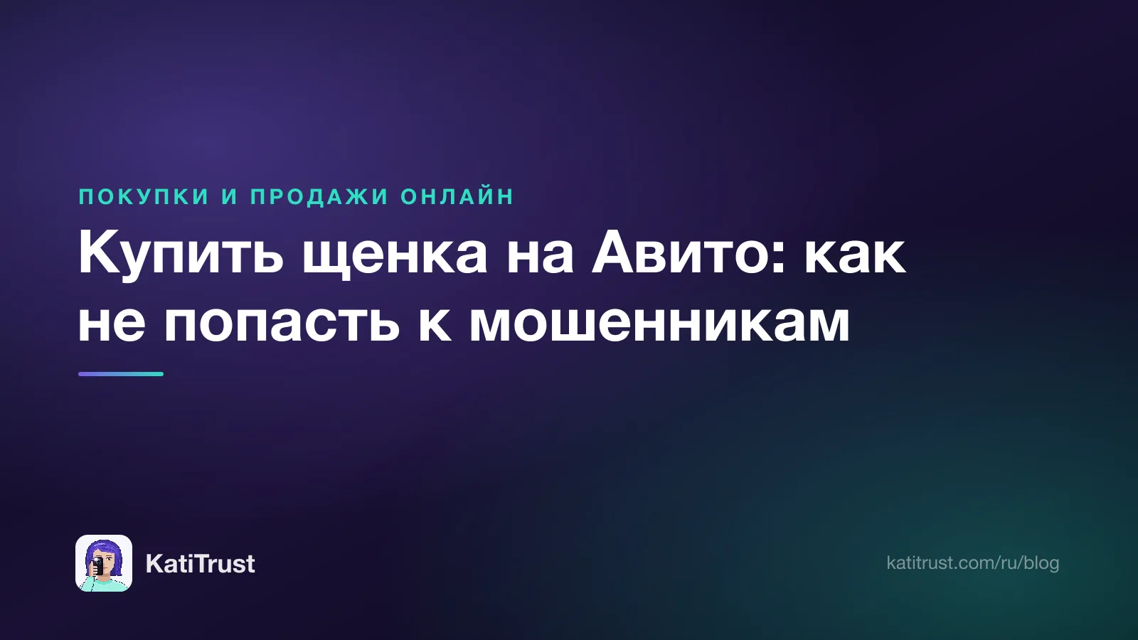 Обложка: купить щенка на Авито и не попасть к мошенникам