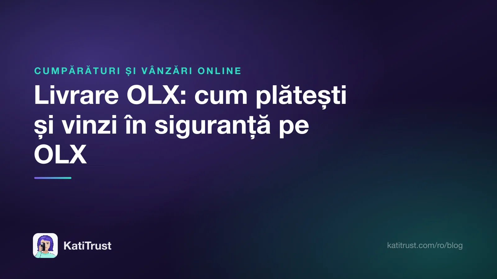 Grafică de titlu: Livrare OLX, plăți sigure pentru cumpărători și vânzători