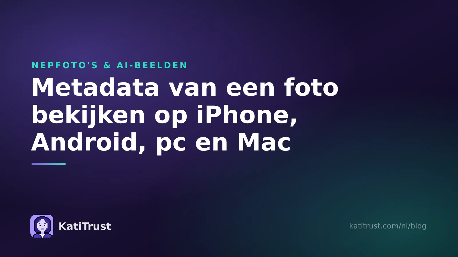 Omslagbeeld: metadata van een foto bekijken op iPhone, Android, pc en Mac