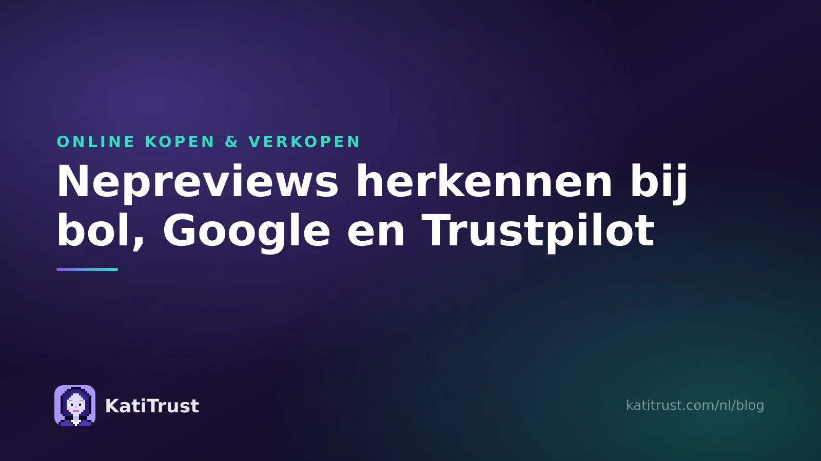 Omslagafbeelding: nepreviews herkennen bij bol, Google en Trustpilot
