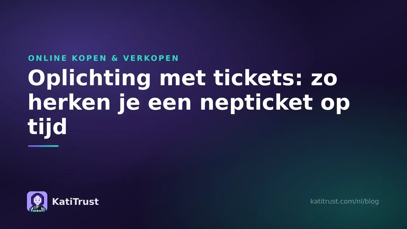 Omslagafbeelding: oplichting met tickets, zo herken je een nepticket op tijd