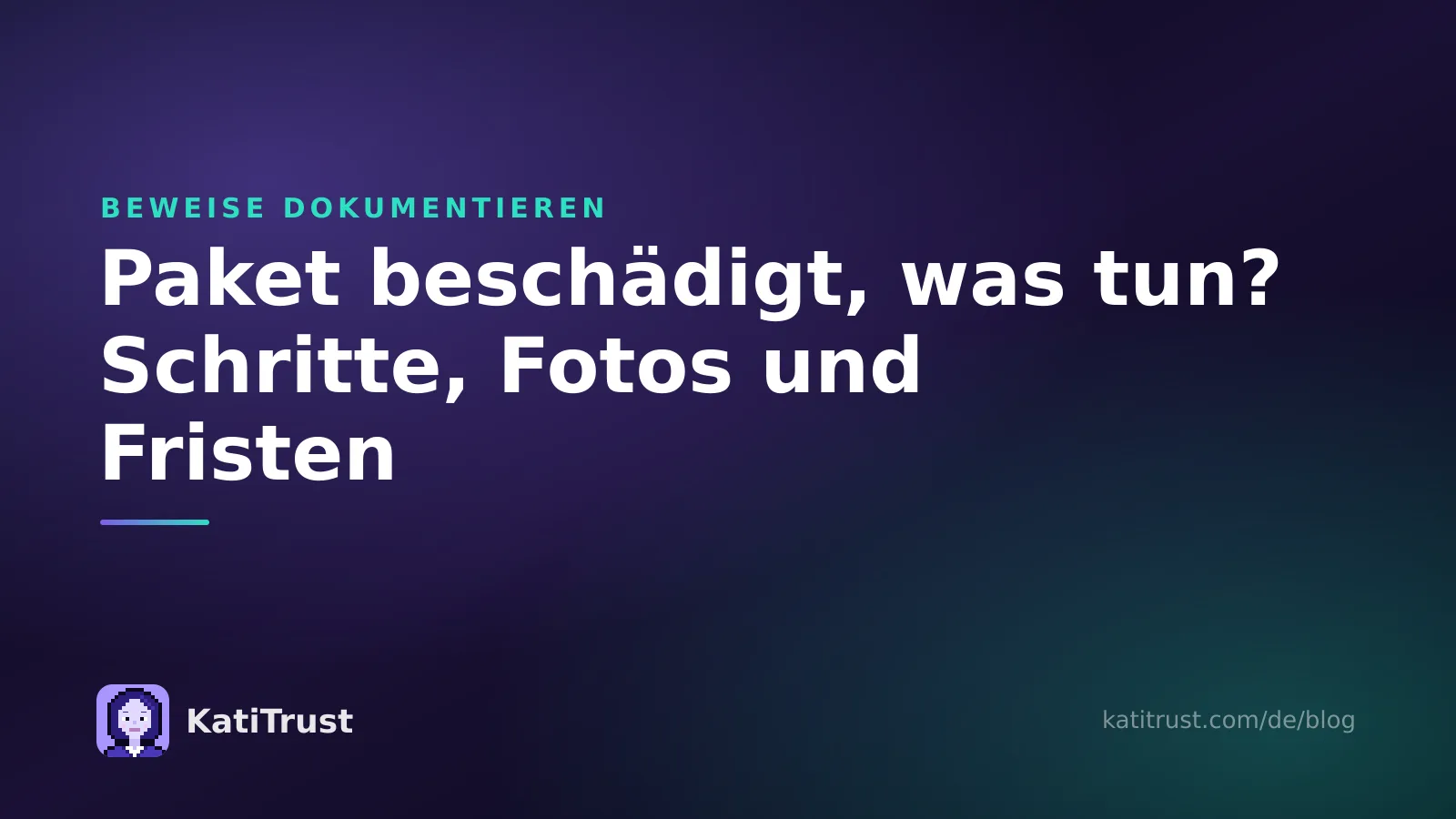 Titelbild: Paket beschädigt, was tun? Schritte, Fotos und Fristen für die Reklamation