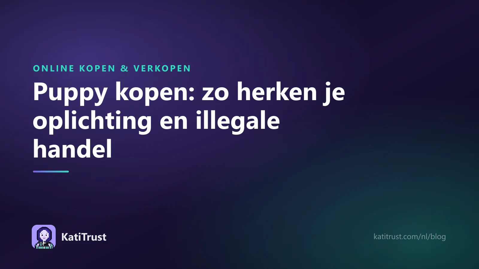 Omslagafbeelding: puppy kopen, zo herken je oplichting en illegale handel