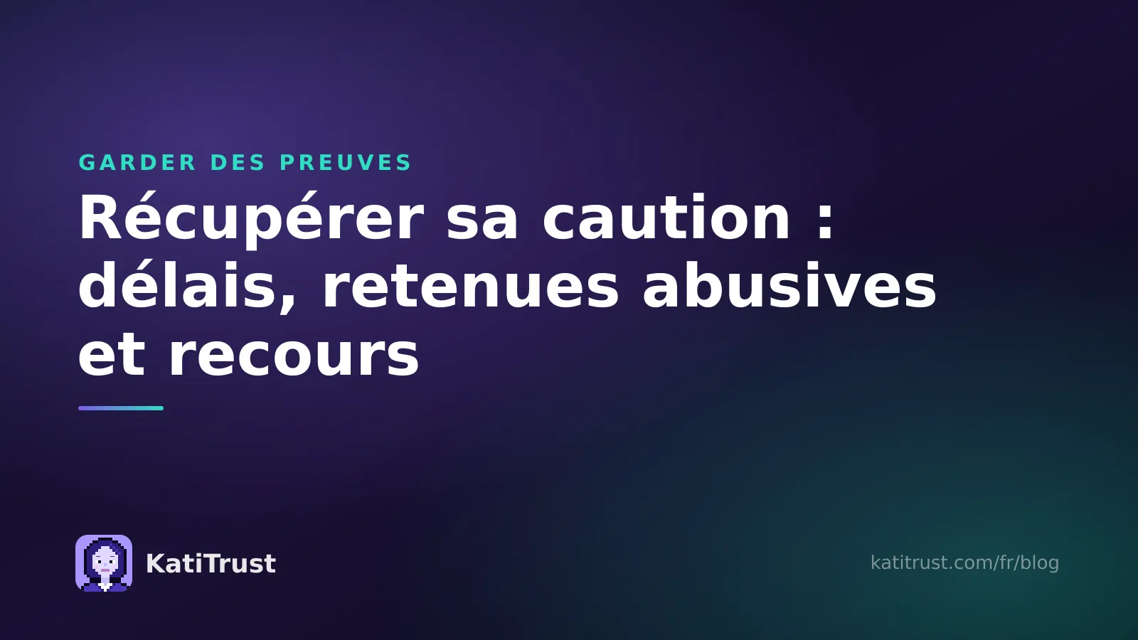 Image de couverture : récupérer sa caution, délais et retenues sur le dépôt de garantie