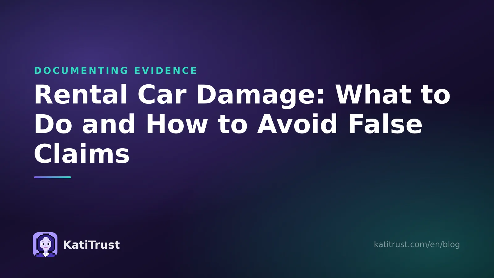 Cover image: rental car damage, what to do and how to avoid false damage claims