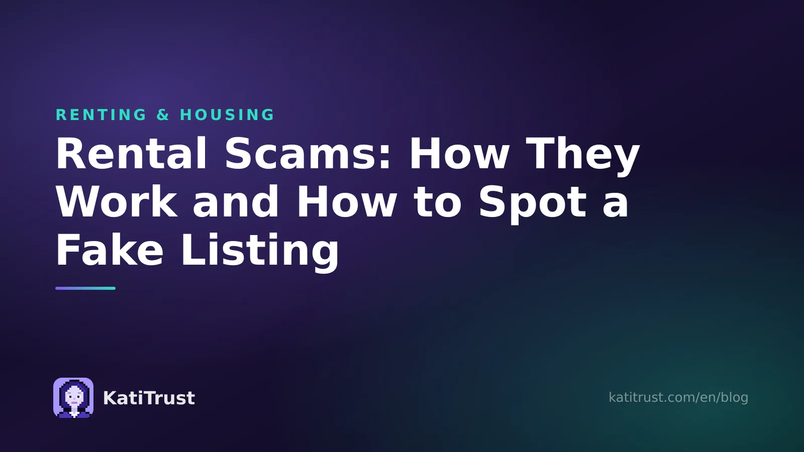 Cover image: rental scams, how they work and how to spot a fake listing
