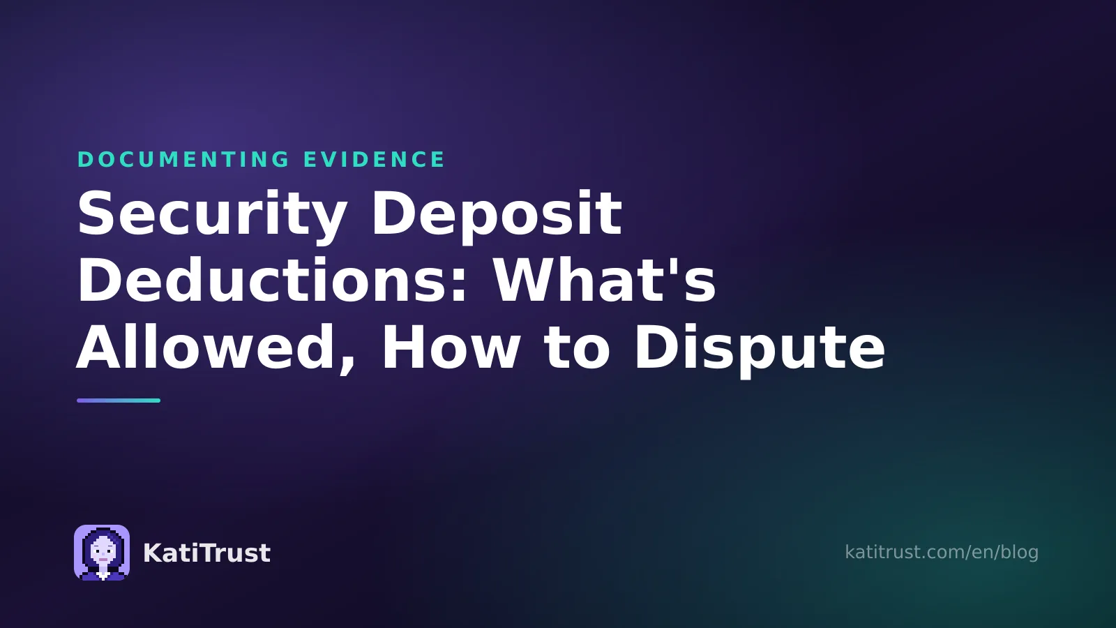 Cover image: security deposit deductions, what landlords may charge and how to dispute them