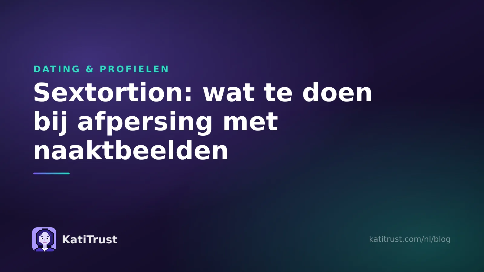 Omslagafbeelding: sextortion, wat te doen bij afpersing met naaktbeelden