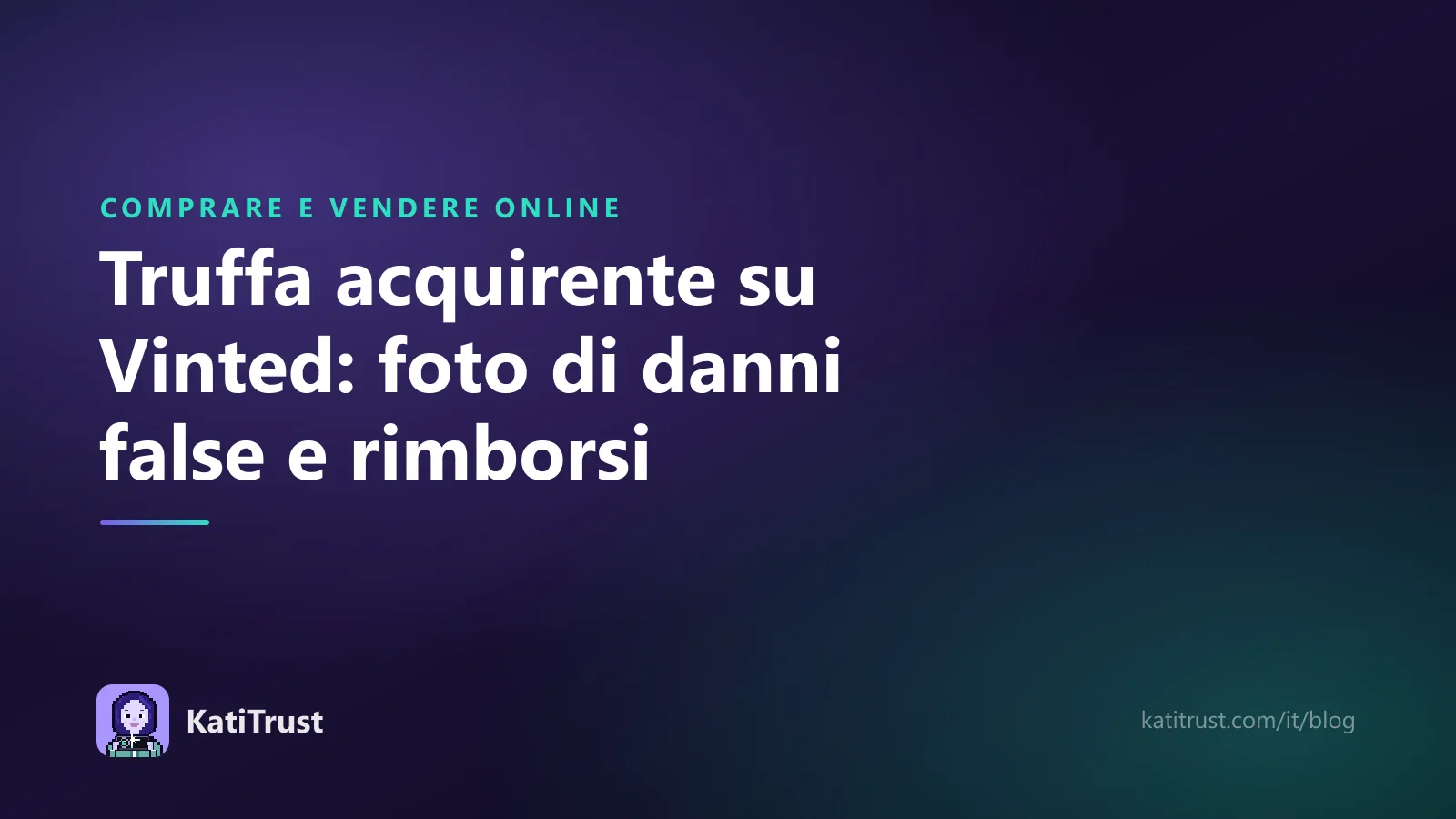 Copertina: truffa acquirente su Vinted, come riconoscere le foto di danni false