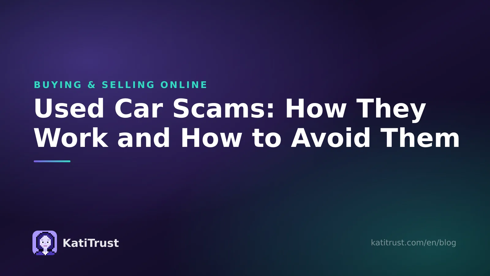 Cover image: used car scams, how they work and how to avoid them