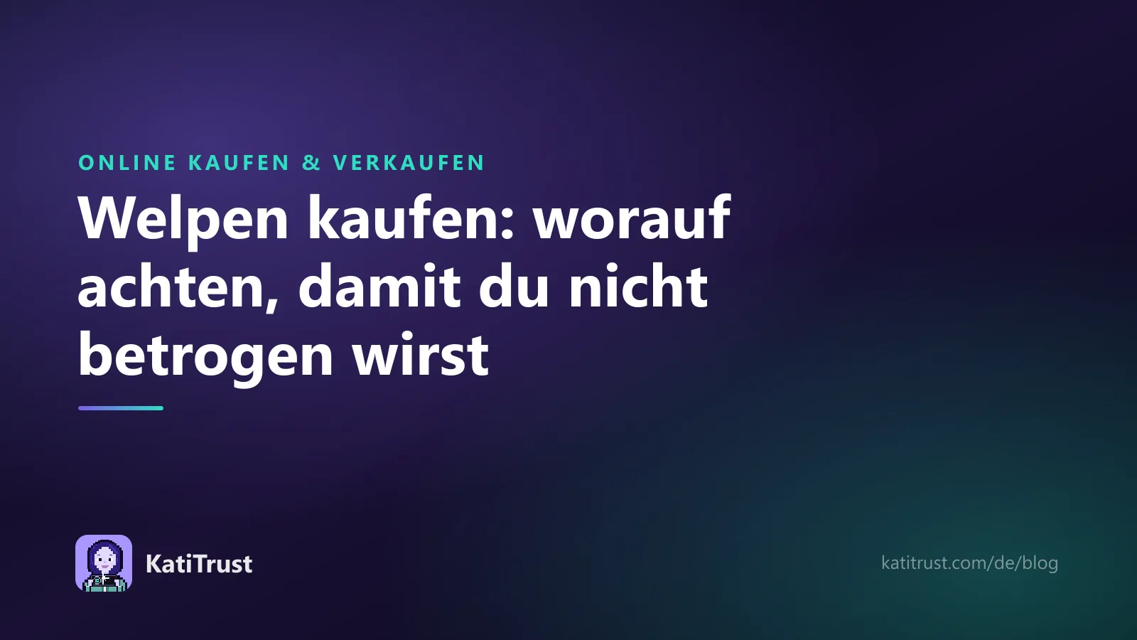 Titelbild: Welpen kaufen, worauf achten, damit du nicht betrogen wirst