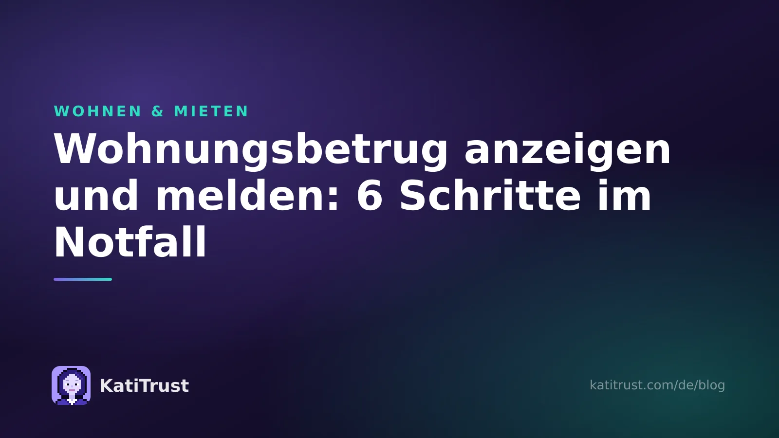Titelbild: Wohnungsbetrug anzeigen und melden, sechs Schritte im Notfall